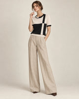 Marlow Contrast Knit Tee