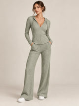 Sloane Zip-Flare Set