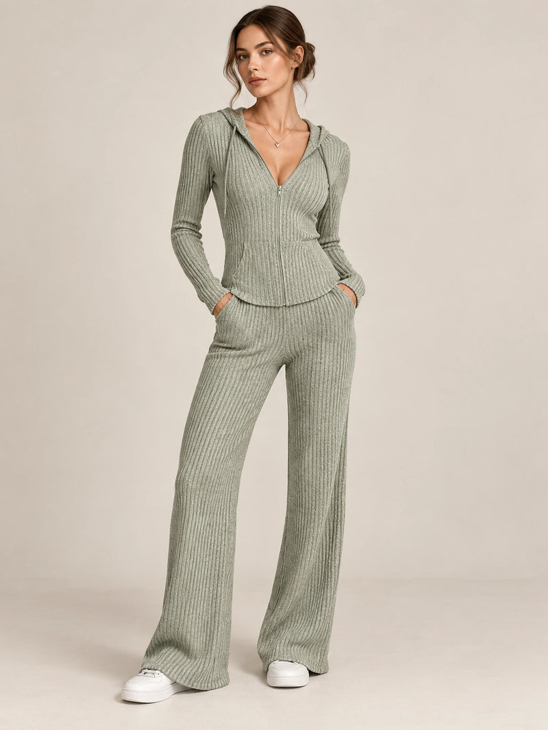 Sloane Zip-Flare Set