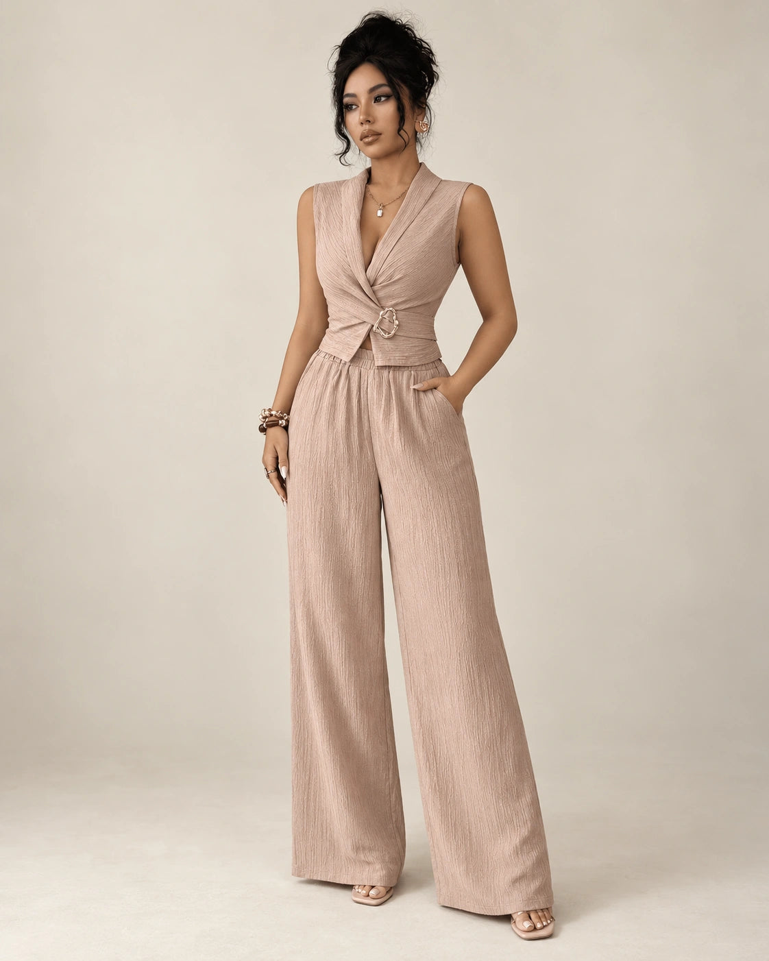 The Evelyn Draped Set
