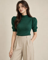 Modern High Neck Blouse