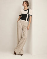 Marlow Contrast Knit Tee