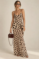 The Sabine Printed Scarf Maxi Dress