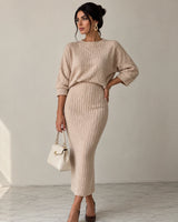 Aurelia Ribbed Knit Set