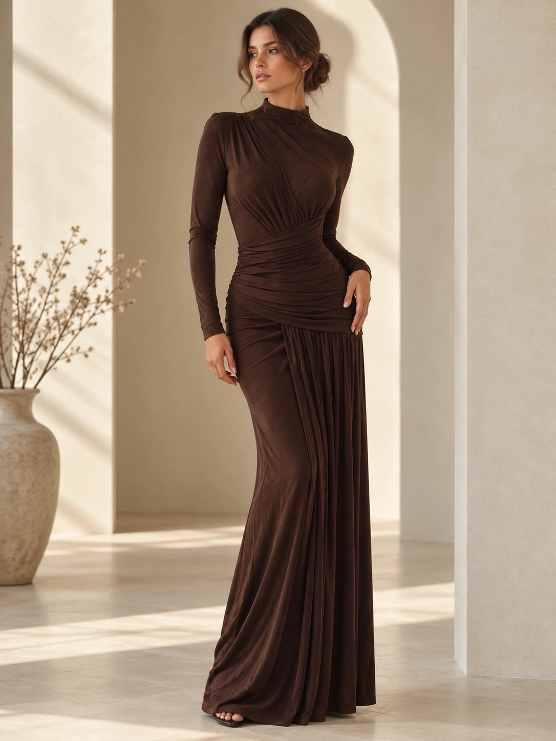 Seraphine Draped Maxi Dress