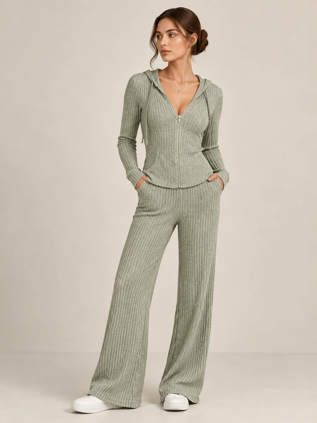 Sloane Zip-Flare Set