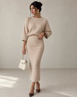 Aurelia Ribbed Knit Set