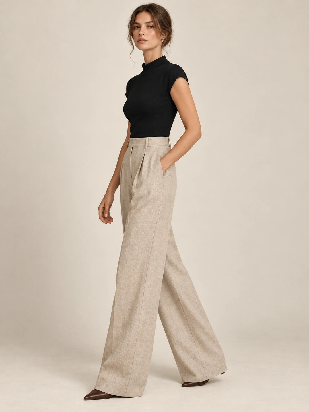 The Celeste Mock-Neck Knit Top