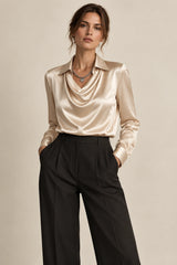 Soirée Cowl Shirt