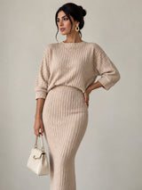 Aurelia Ribbed Knit Set