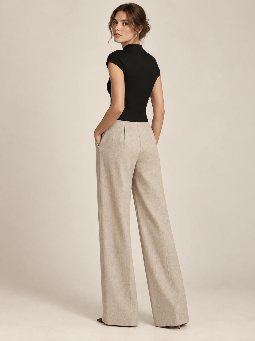 The Celeste Mock-Neck Knit Top