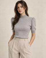 Modern High Neck Blouse