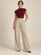 The Celeste Mock-Neck Knit Top