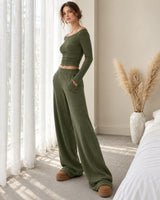 Hollis Ribbed Lounge Set