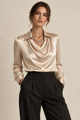 Soirée Cowl Shirt