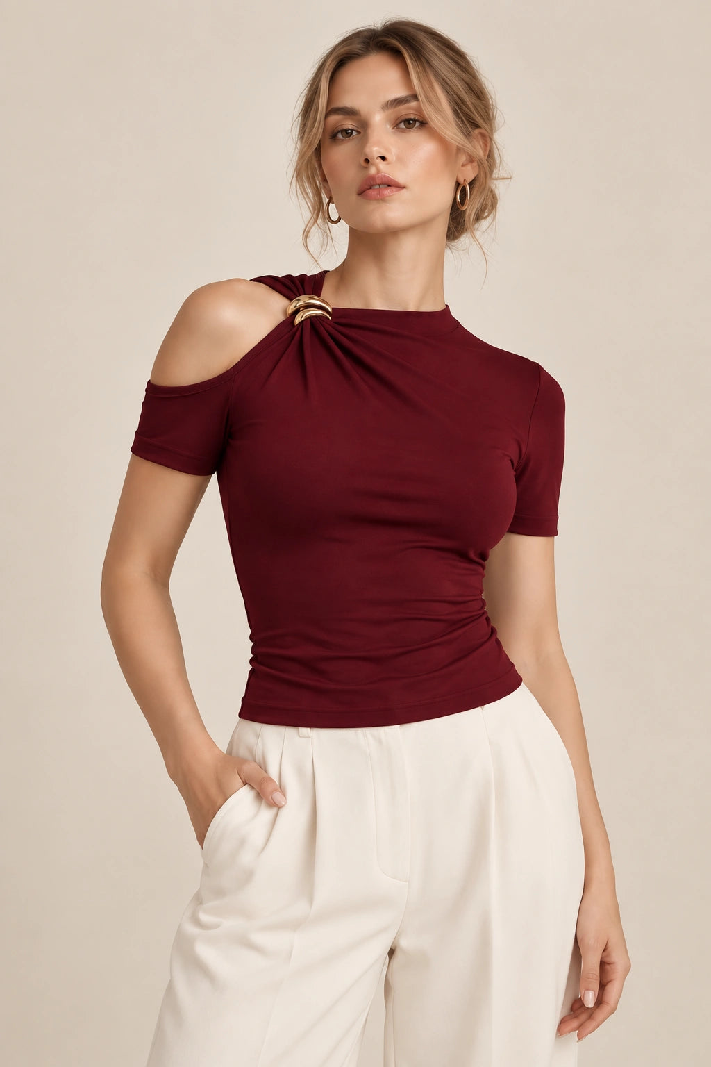 Halo Shoulder Top
