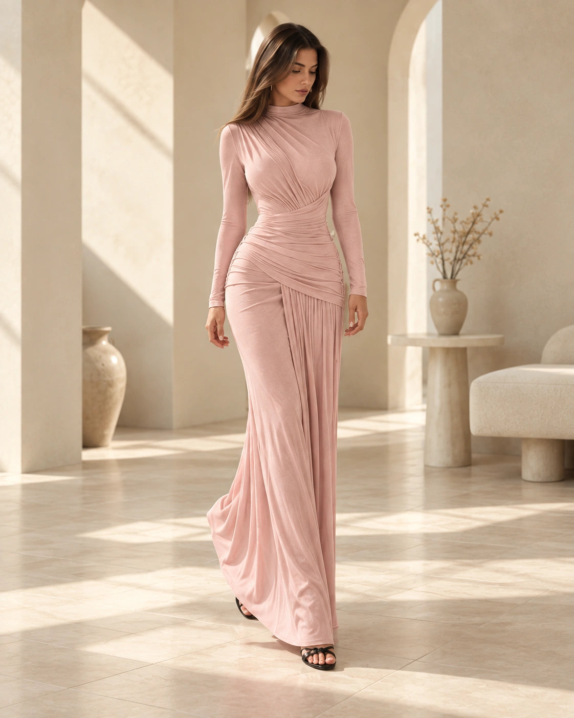 Seraphine Draped Maxi Dress