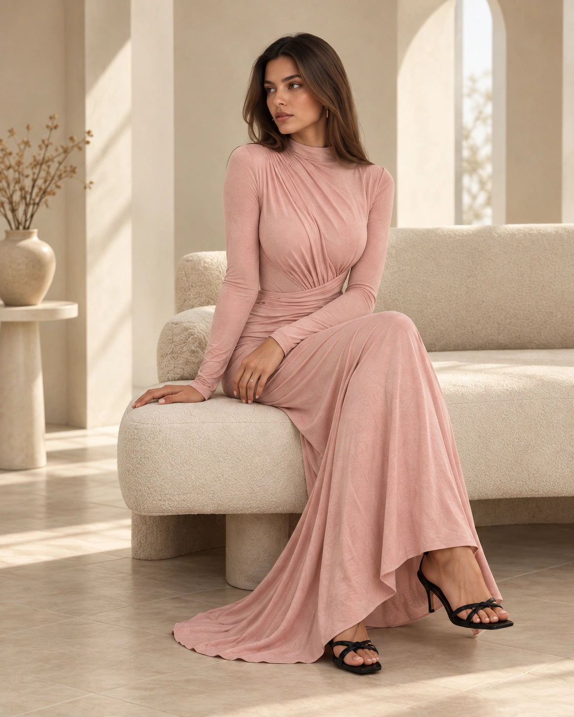 Seraphine Draped Maxi Dress