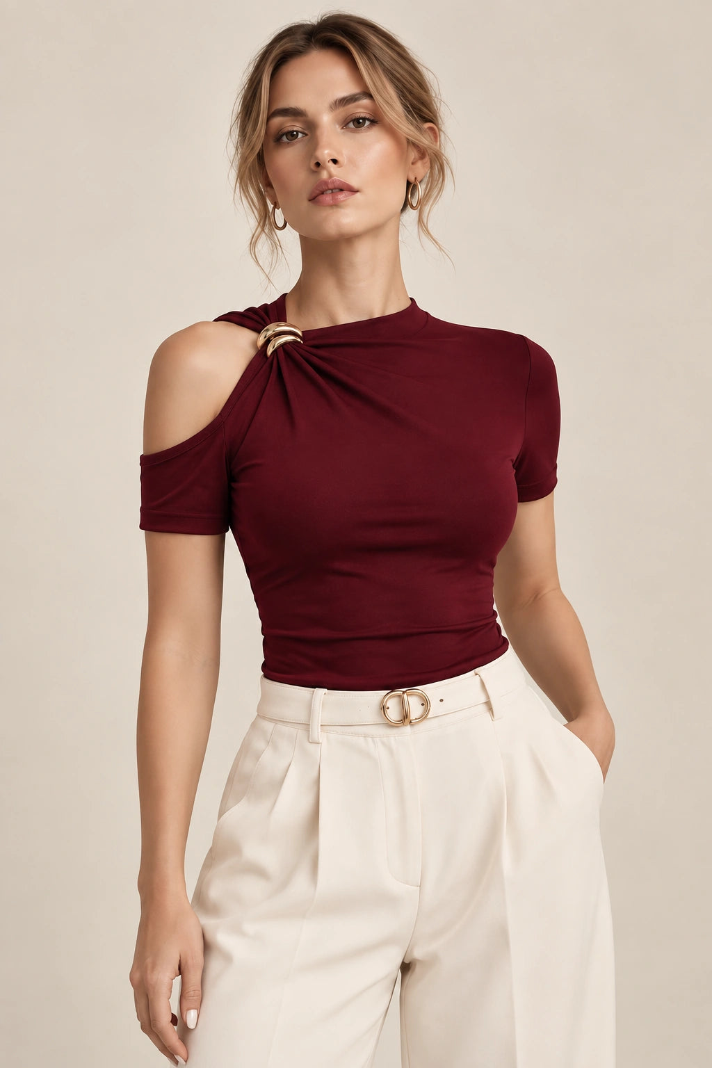 Halo Shoulder Top