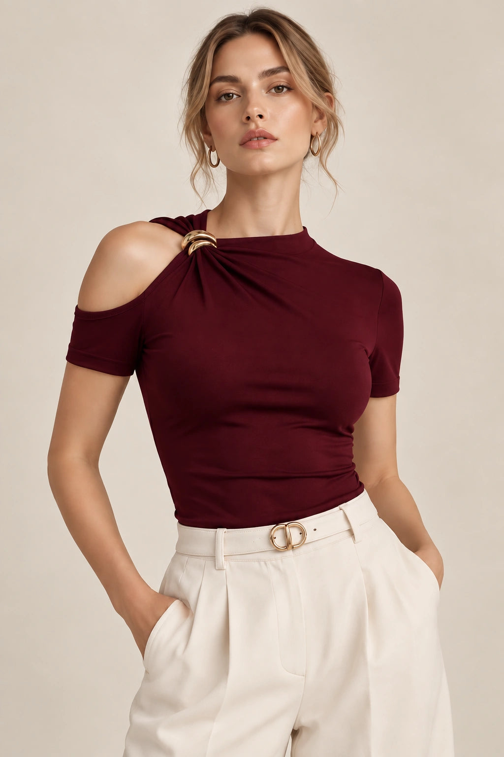 Halo Shoulder Top